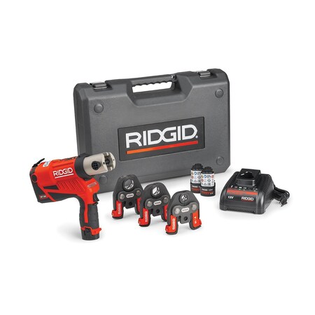 Ridgid RP 240 Kit with 1/2", 3/4", 1" PureFlow Jaws 57408